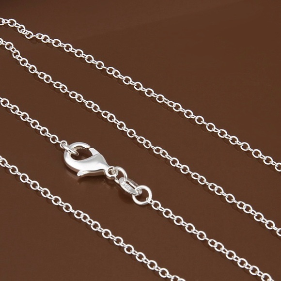 Sterling Silver Chain Necklace - Picture 3 of 4